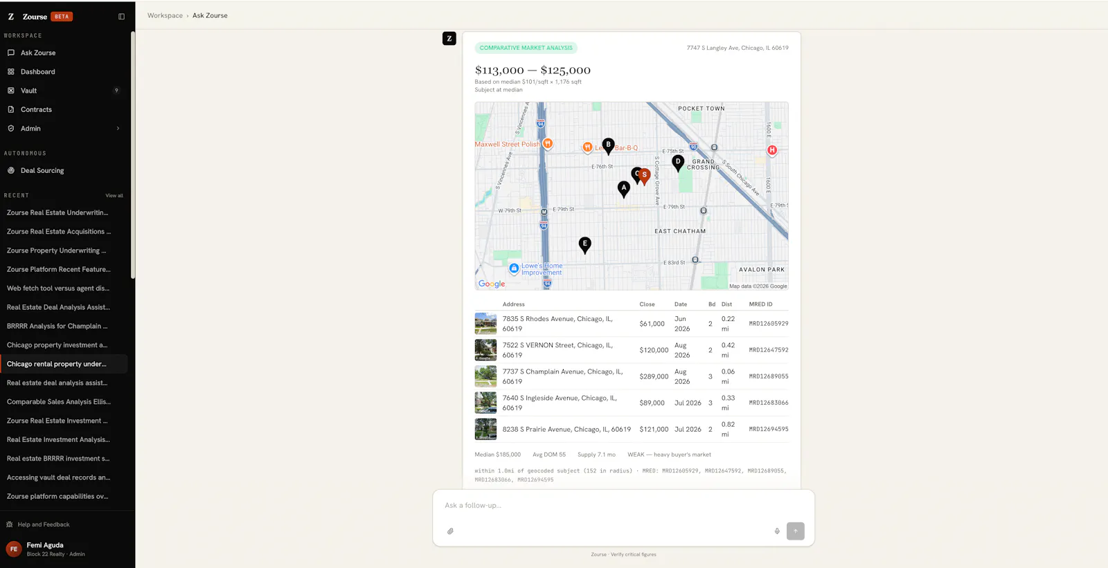 Zourse AI Deal OS for Real Estate  screenshot 3