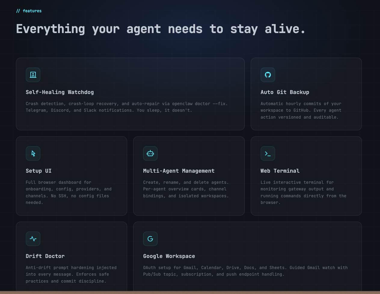 AlphaClaw Apex gallery image