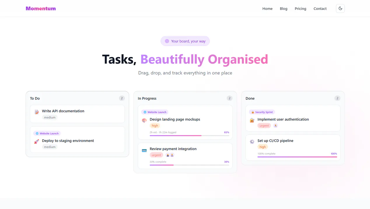 Momentum - Task Management For Teams  gallery image