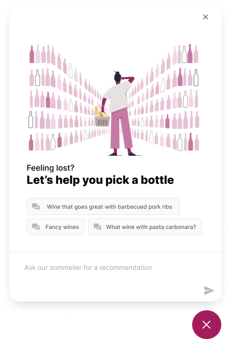 startuptile AI sommelier-The knowledge of a world class sommelier at your fingertips.