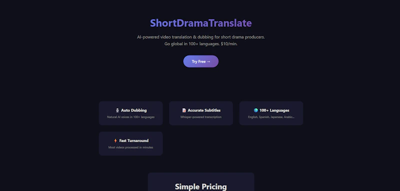 AI Video Translation screenshot 1