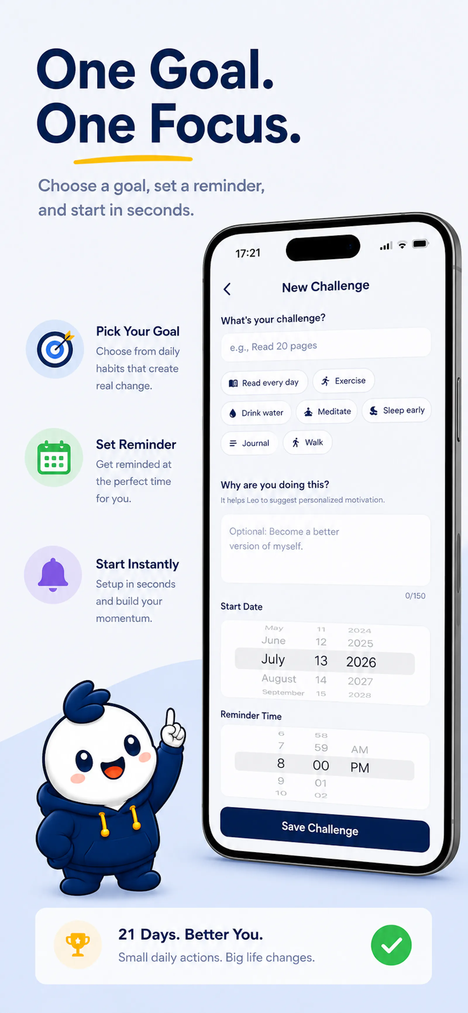 Leo: 21 Day Habit Builder screenshot 7