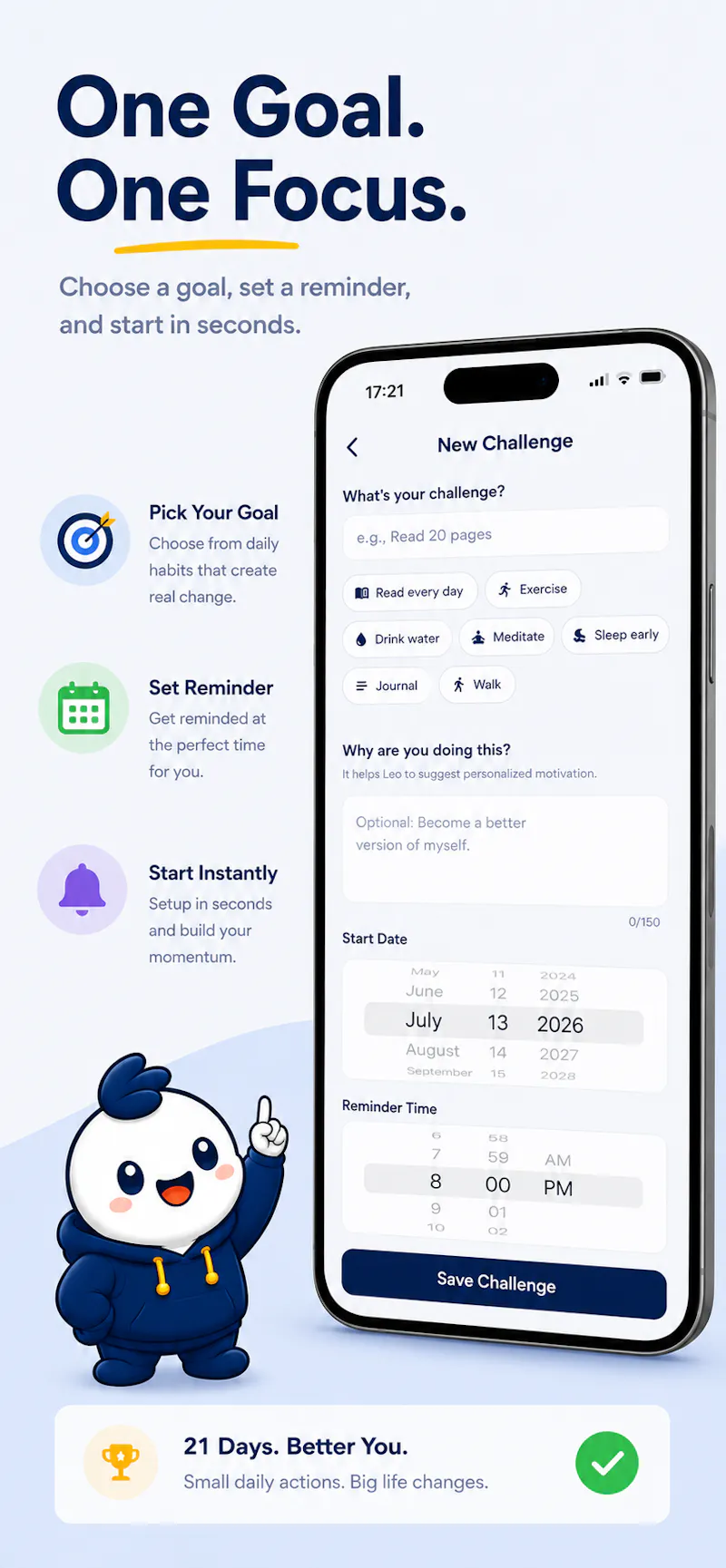 Leo: 21 Day Habit Builder screenshot 7