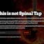Spinal Tapp