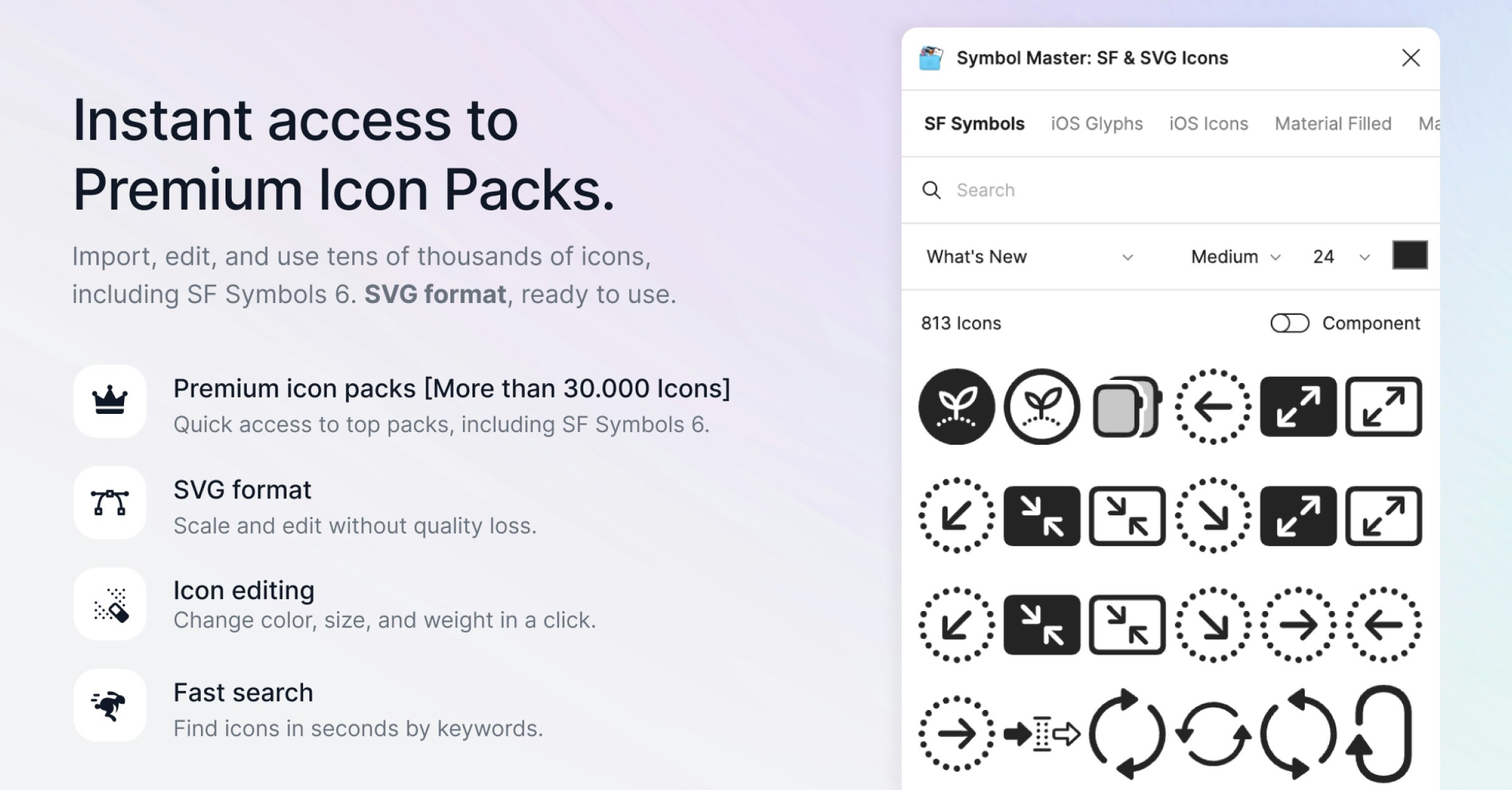 Symbol Master: SF & SVG Icons media 1
