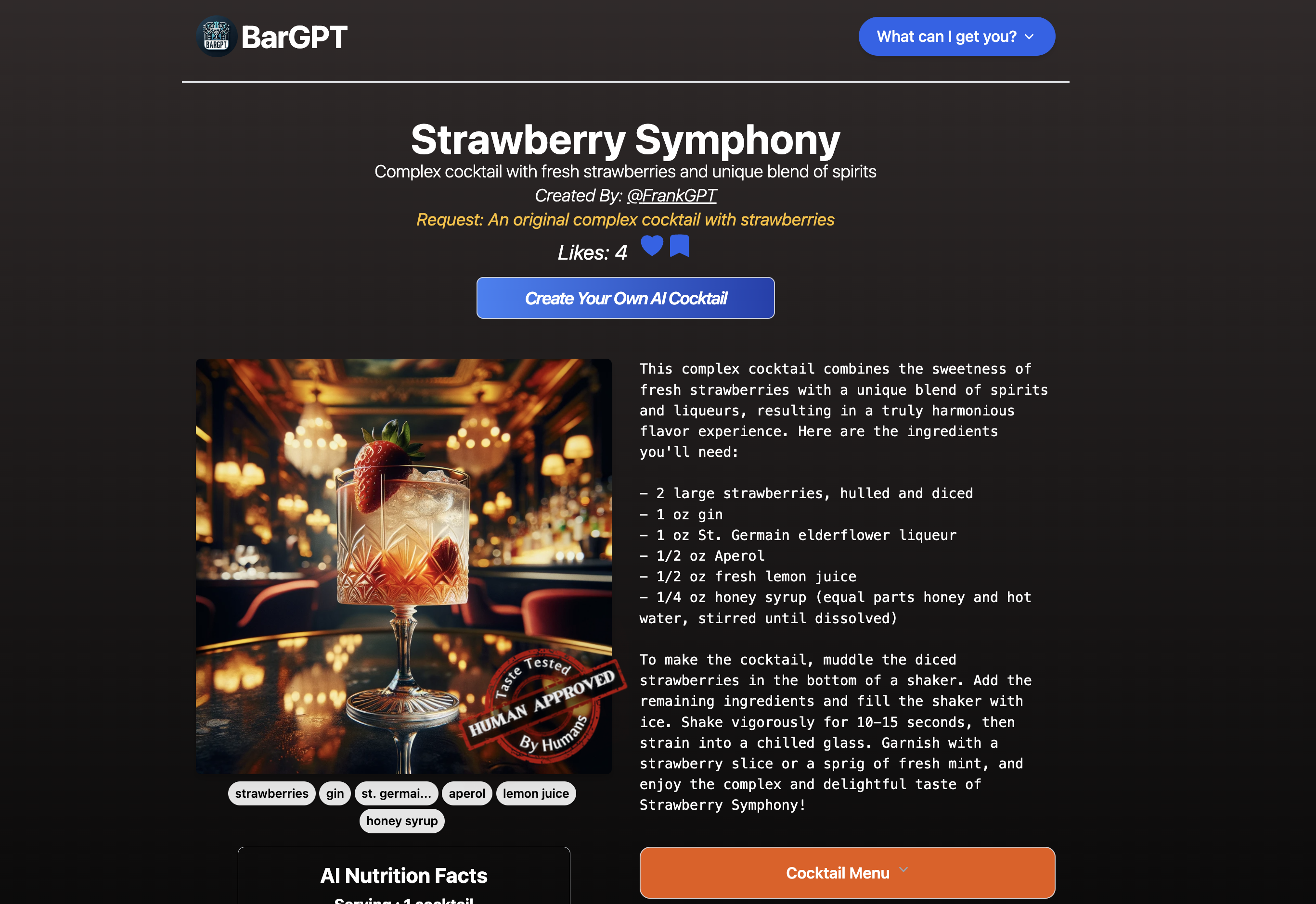 BarGPT AI-Powered Bartender  gallery image