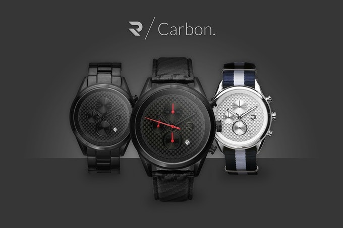 Carbon: A Versatile Watch inspired by Carbon Fiber. gallery image