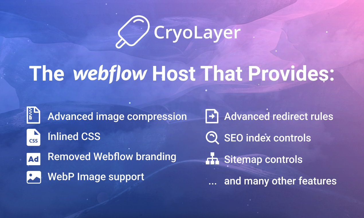 CryoLayer v2: Webflow Site Optimizer gallery image