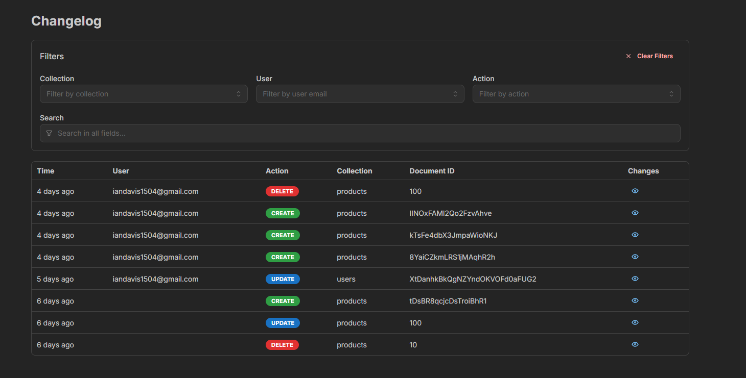 No-Code Firestore Admin Dashboard - Manage Firestore without the Firebase Console media 6