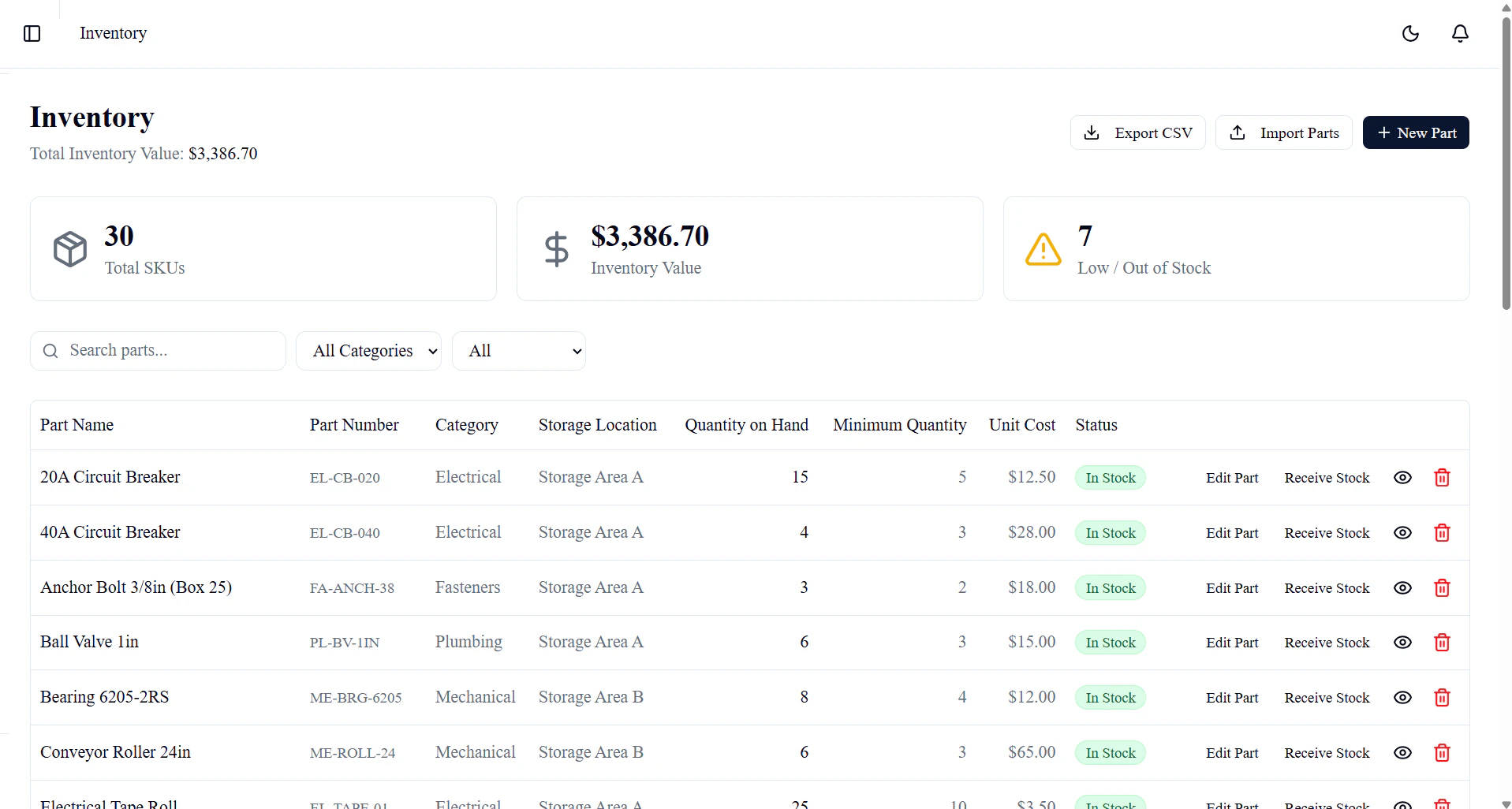 SupCMMS  screenshot 5