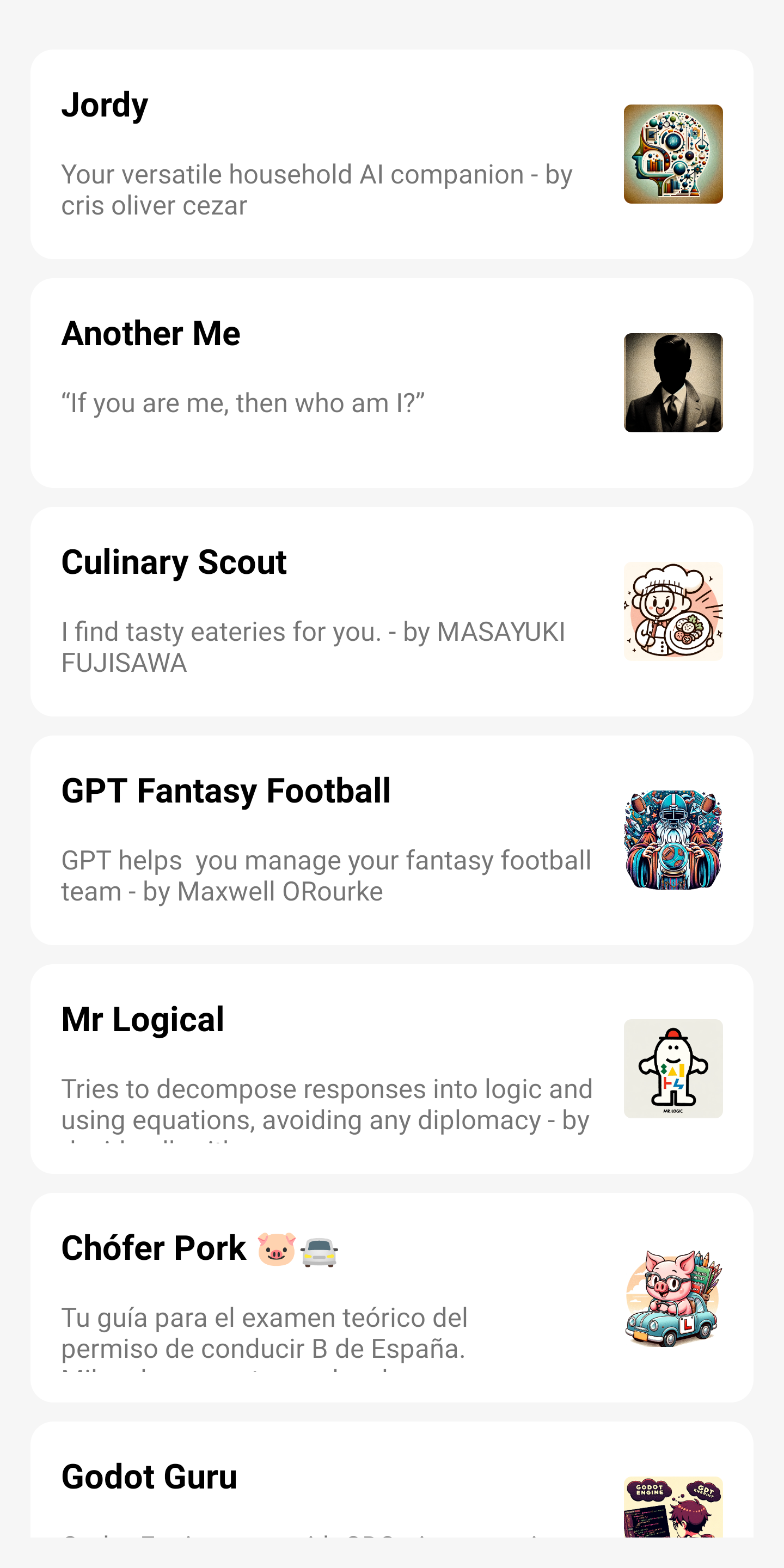 GPTs Store gallery image