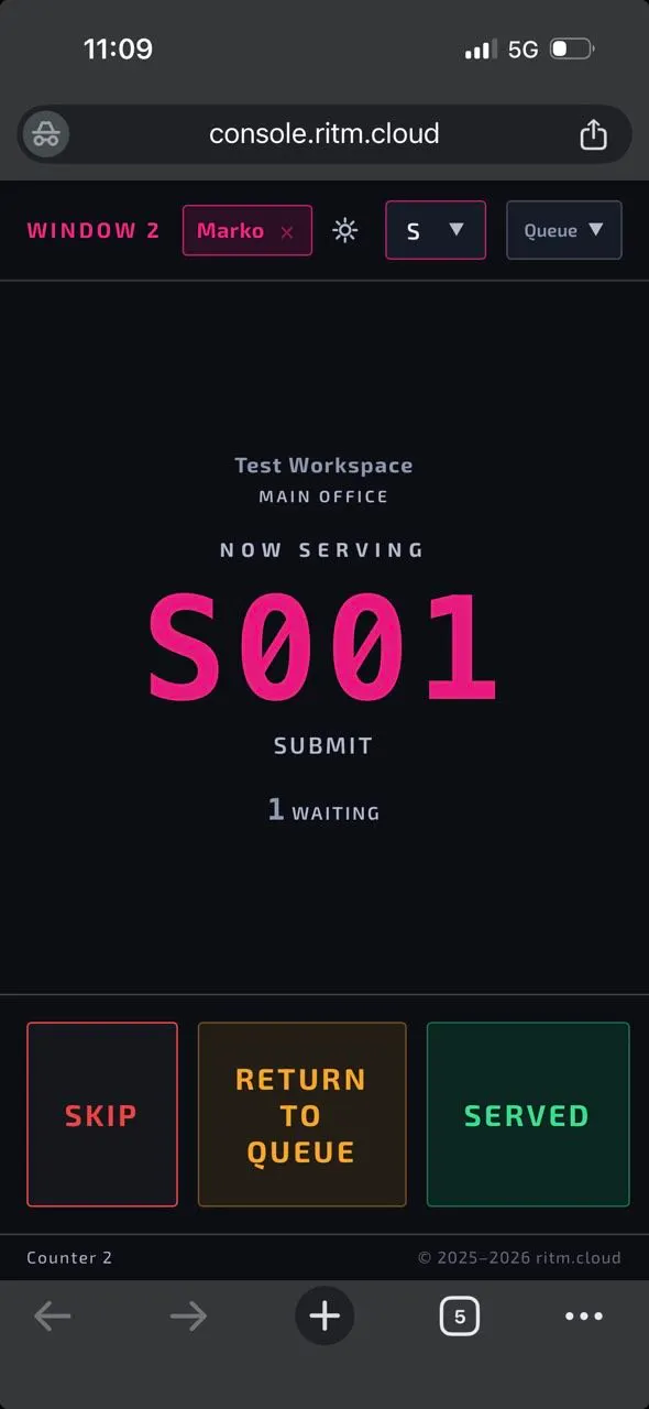Ritm | Queue management system gallery image