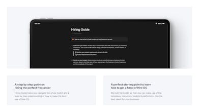 Hire OS gallery image