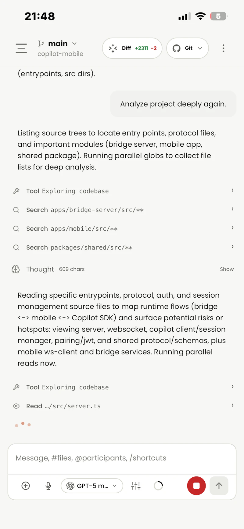 Code Companion Mobile screenshot 1