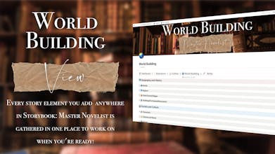 Storybook: Master Novelist for Notion gallery image