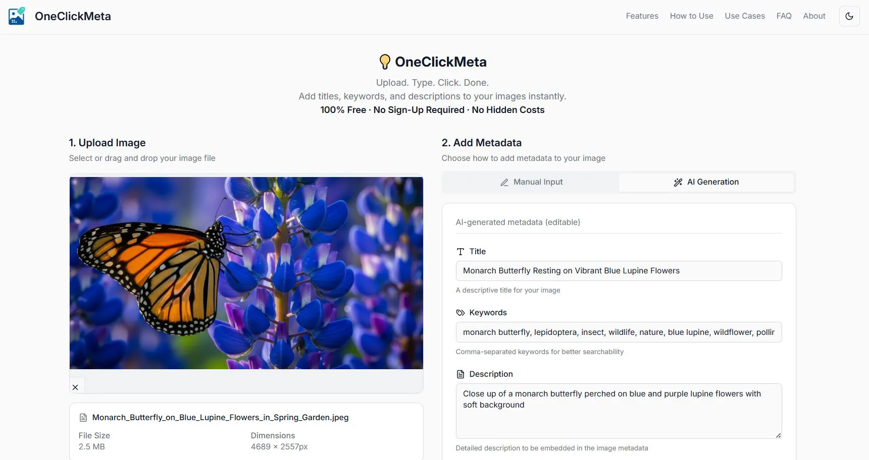OneClickMeta gallery image
