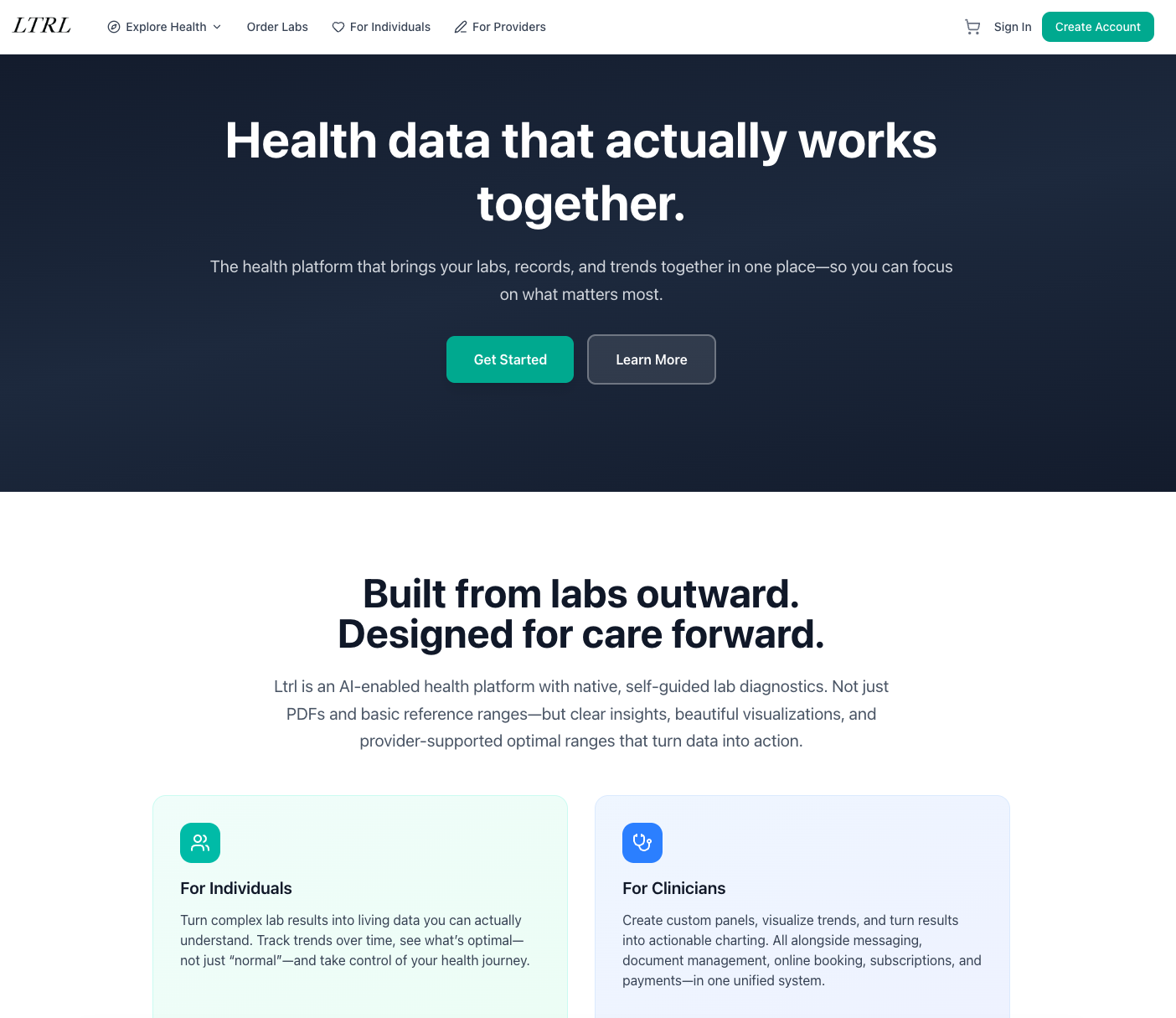 Ltrl — Centralized, Health Data gallery image