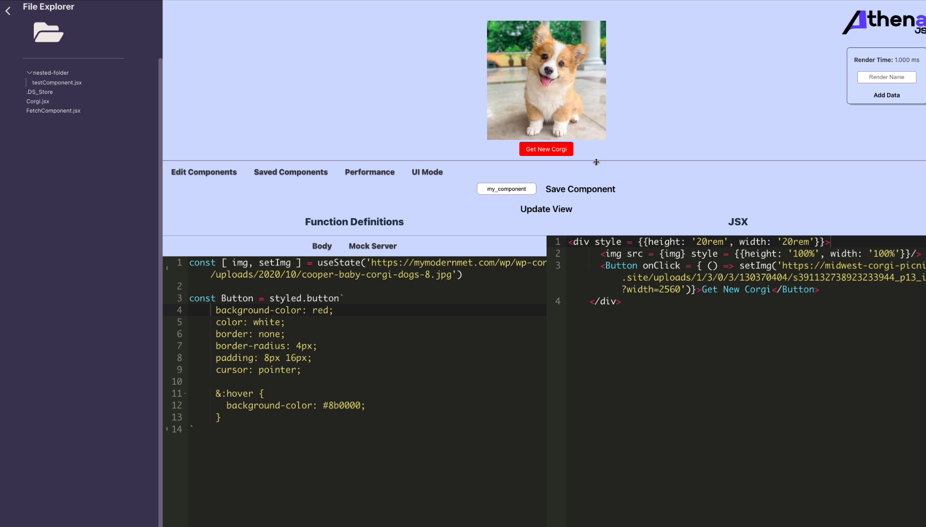 AthenaJS gallery image