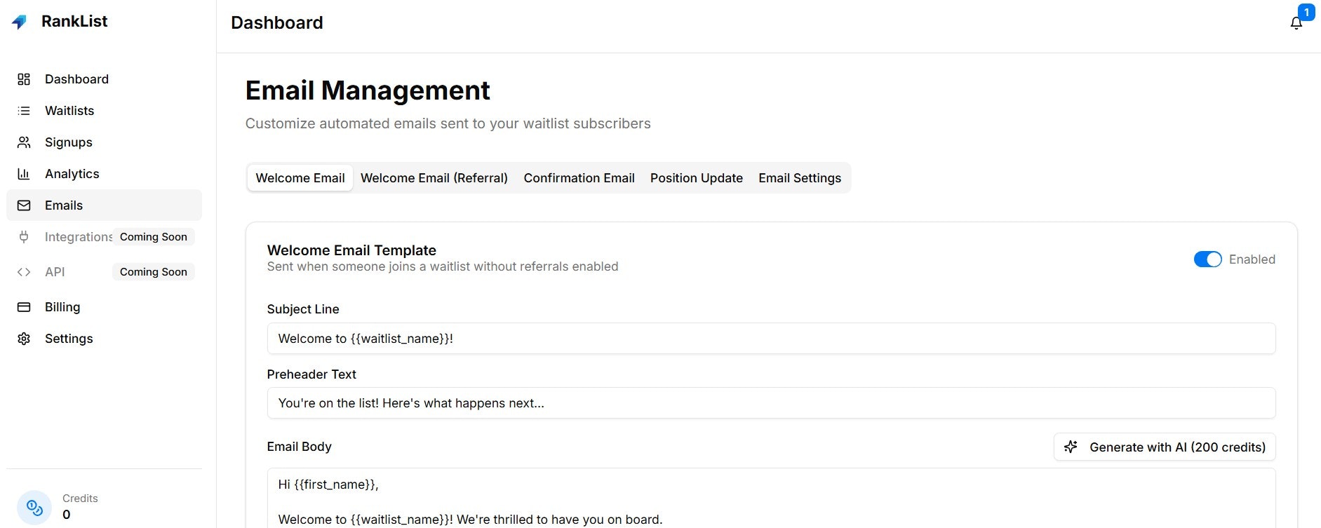 RankList gallery image