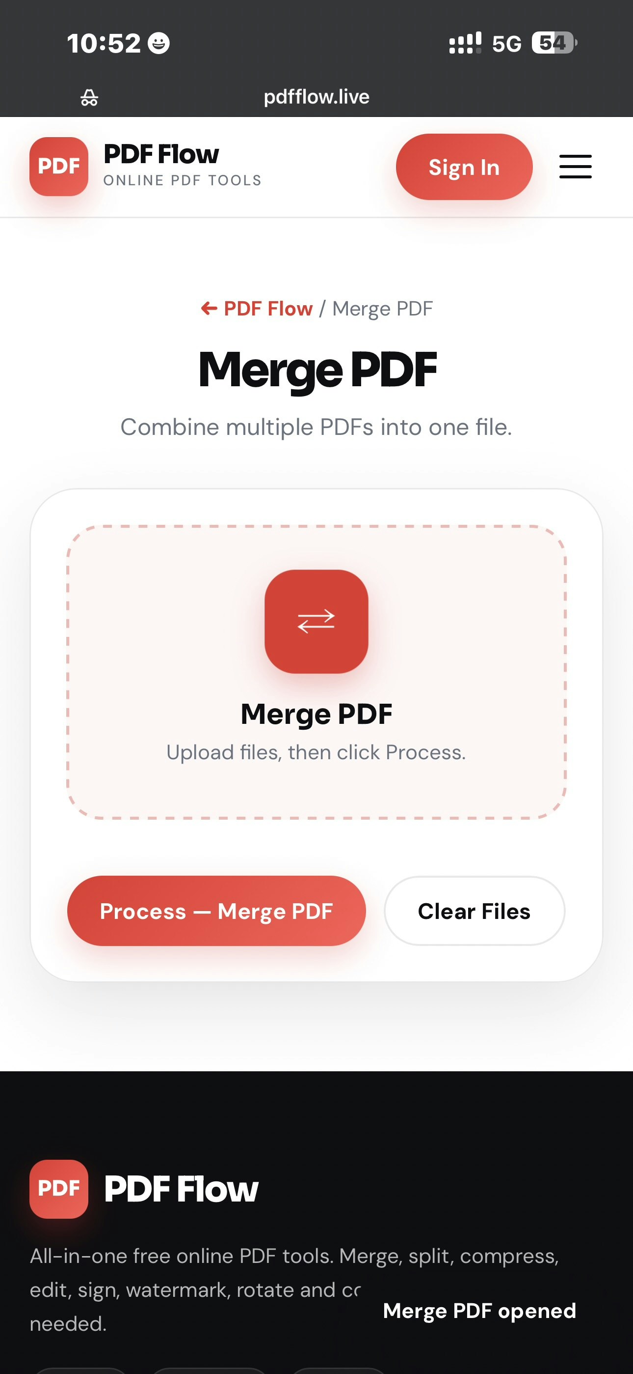 PDF Flow — Free Online PDF Tools gallery image