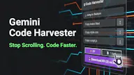 Gemini Code Harvester