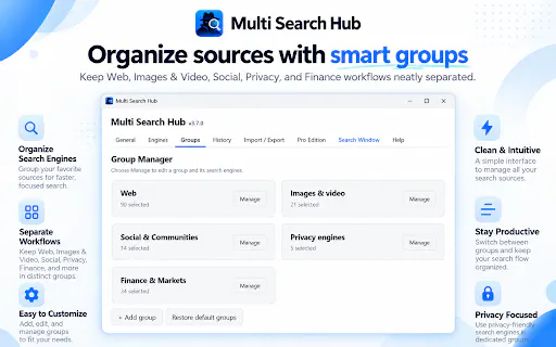 Multi Search Hub gallery image