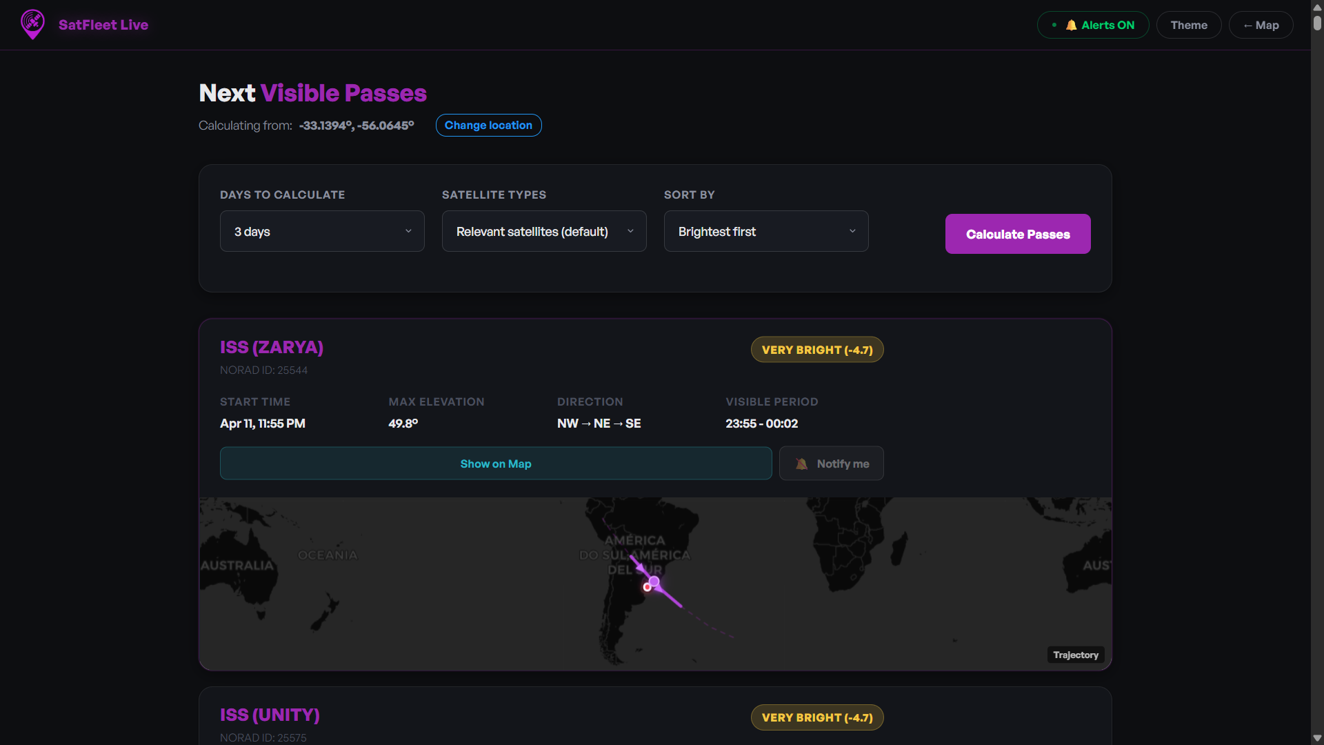 SatFleet Live gallery image