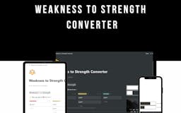 The Converter: From Weakness to Strength media 1