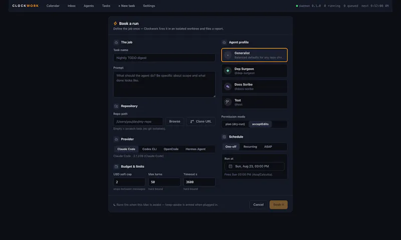 Clockwork screenshot 5