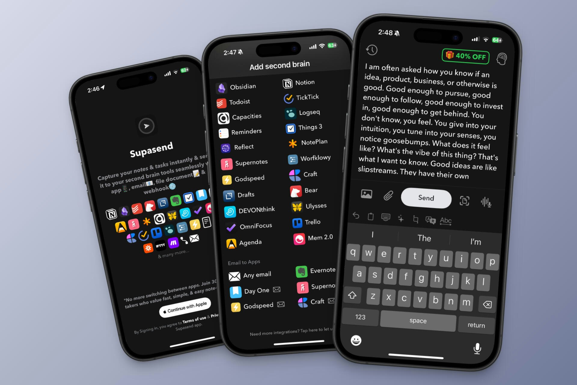 Quick Capture - Supasend gallery image