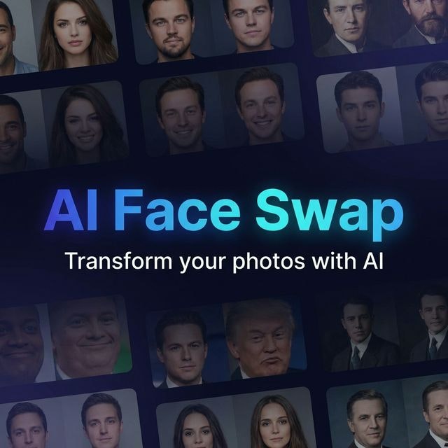 AI Face Swap - Main product screenshot demonstrating key features and user interface