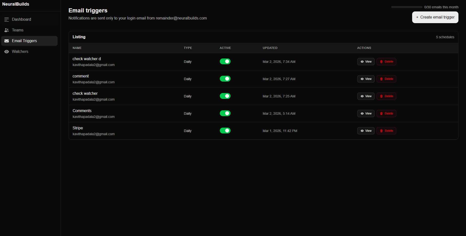 NeuralBuilds - Screenshot 2 showing product features and functionality