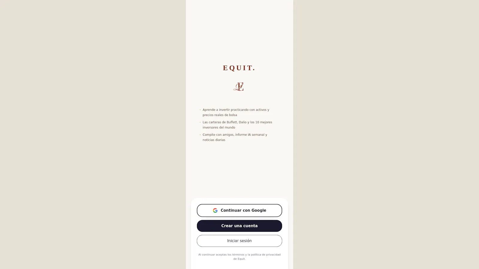 Equit  screenshot 1