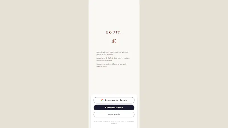 Equit  screenshot 1