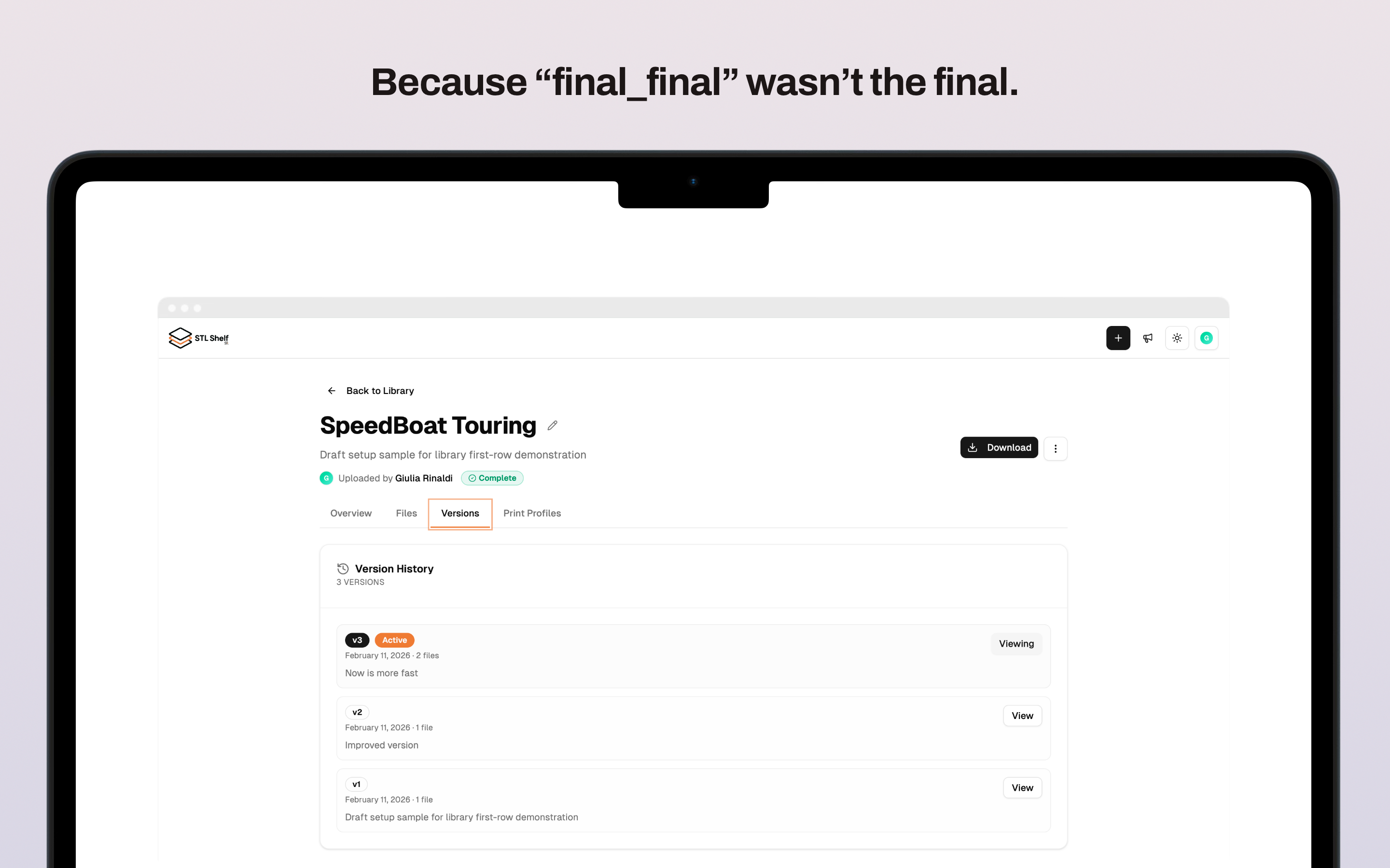 STL Shelf gallery image