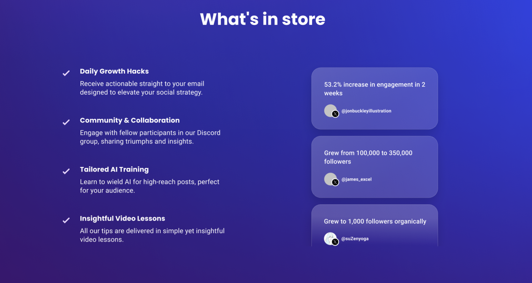 Buffer’s AI Accelerator - 2x your growth in 2 weeks media 4