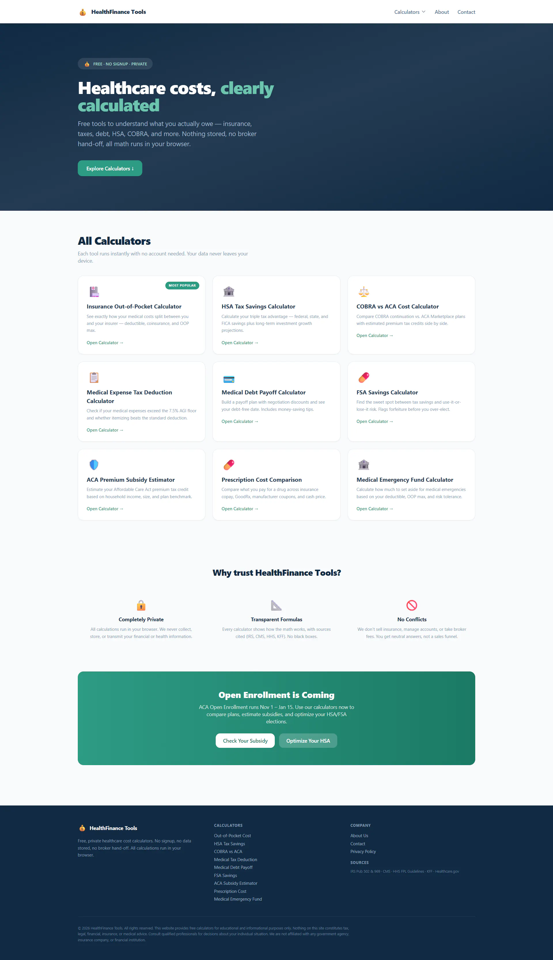 HealthFinance Tools gallery image