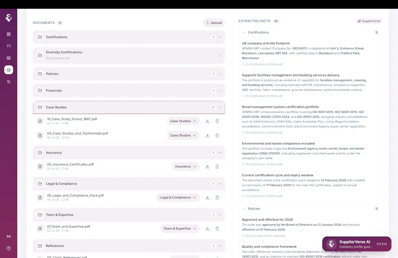 SupplierVerse.ai screenshot 4