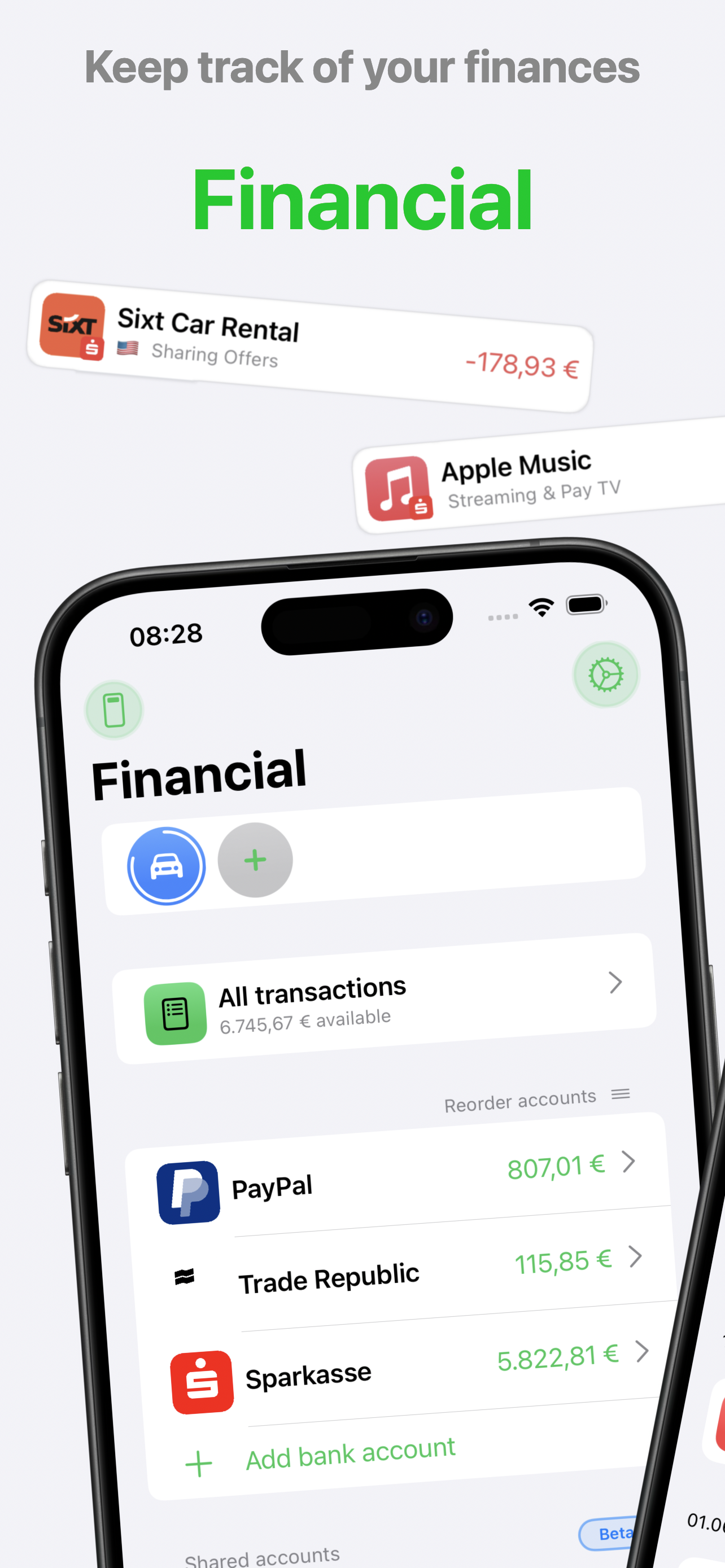 Mídia 1 de Financial - Gerente e Tracker