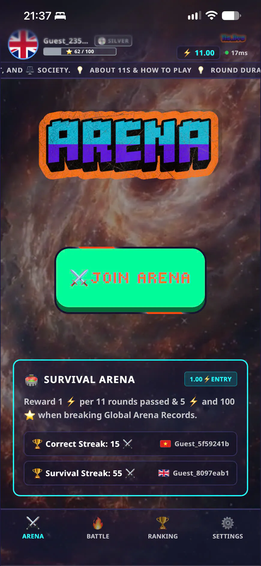 11s - Live Trivia Game gallery image