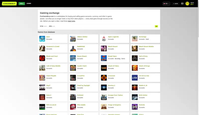 FunGameBuy screenshot 2