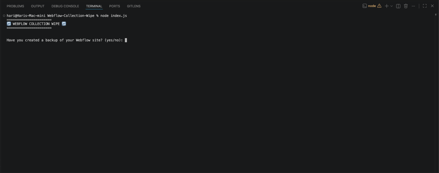 Webflow Collection Wipe gallery image