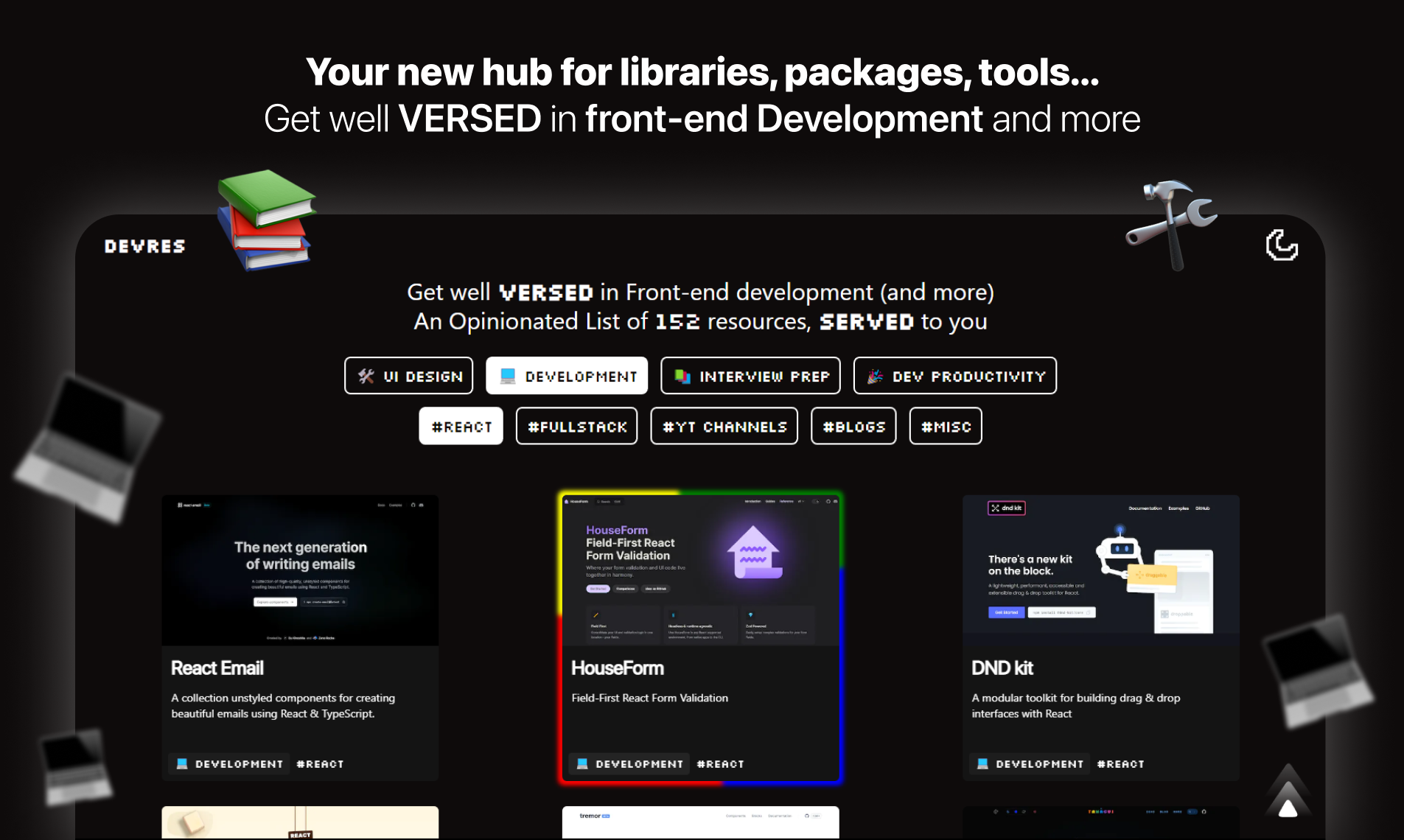 Devres - Entwicklerressourcen - Sich mit der Frontend -Entwicklung und mehr gut auskennt Medien 1