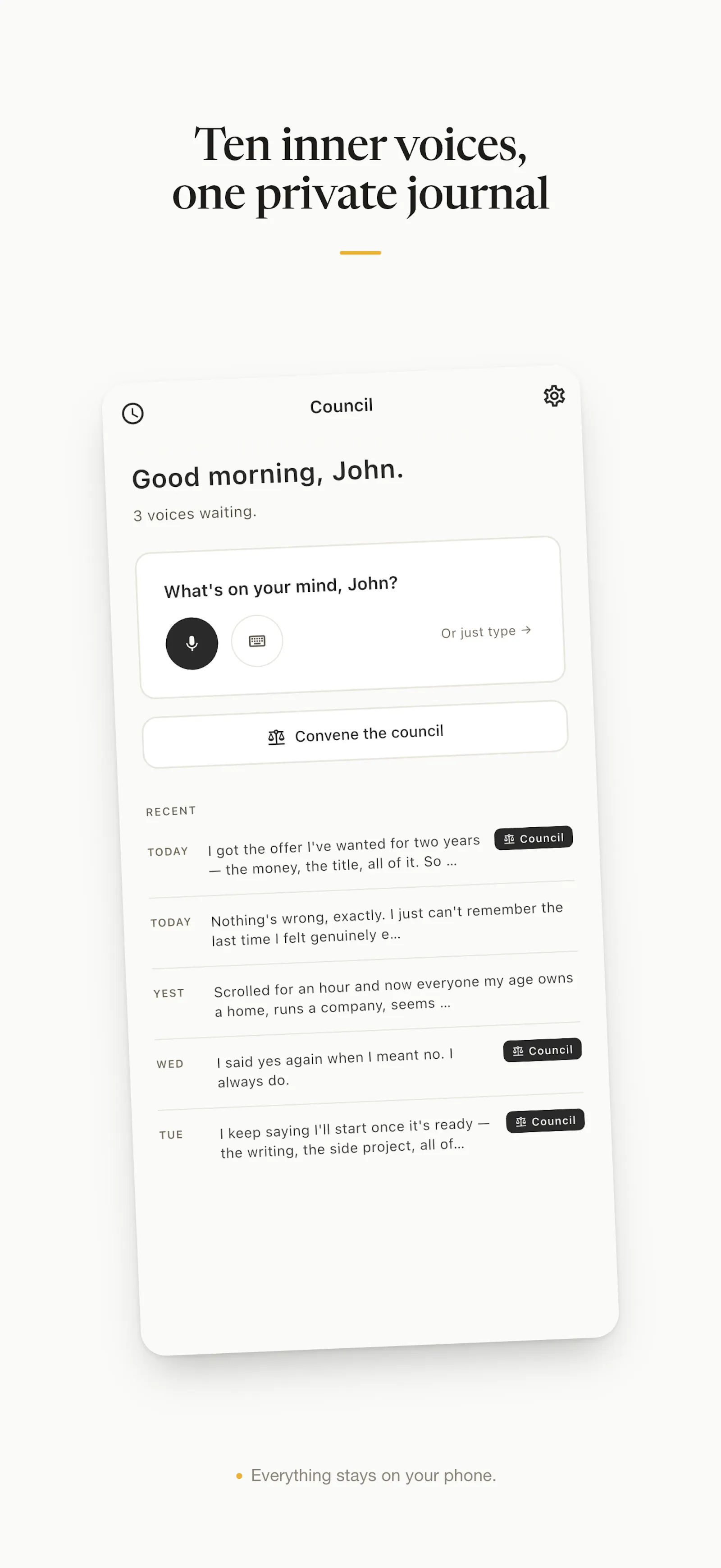 Council screenshot 1