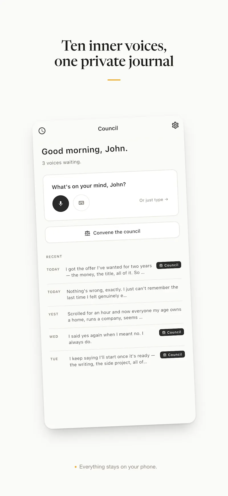 Council screenshot 1