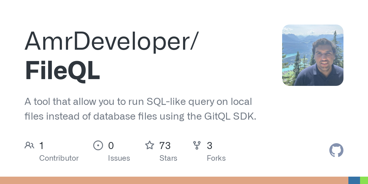 fileql - 데이터베이스 대신 로컬 파일에서 SQL 쿼리를 실행하는 도구 미디어 1