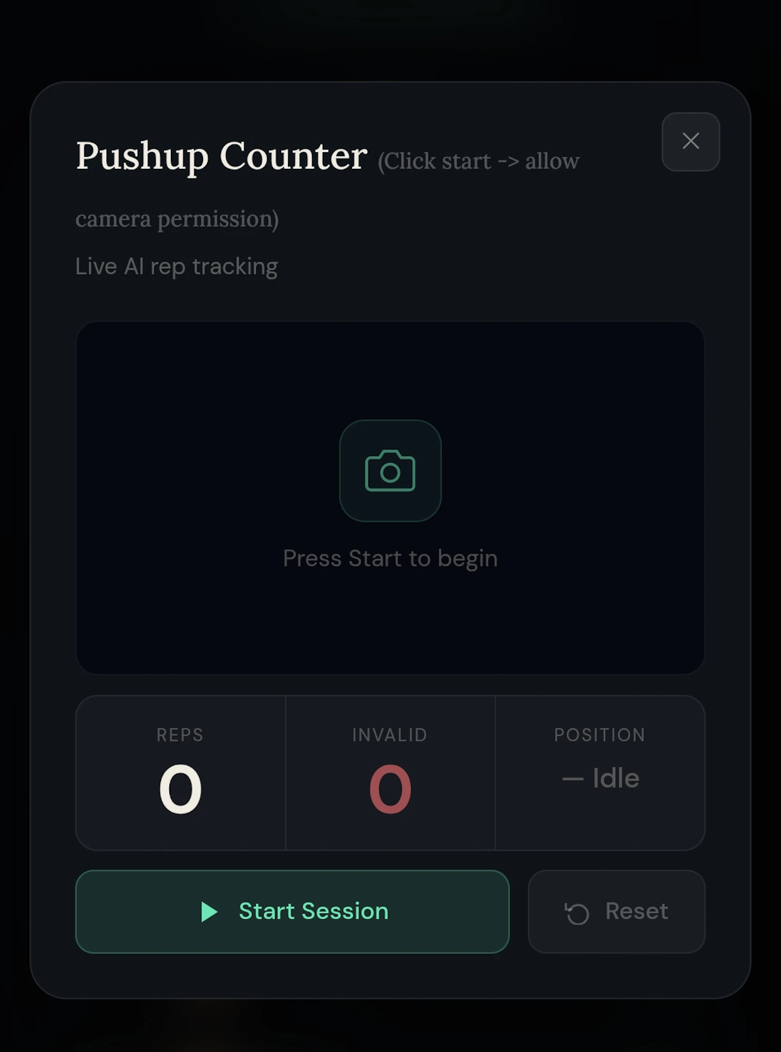 repWar | Pushups counter screenshot 1