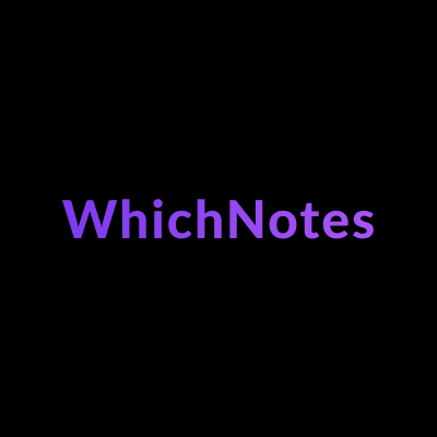 WhichNotes