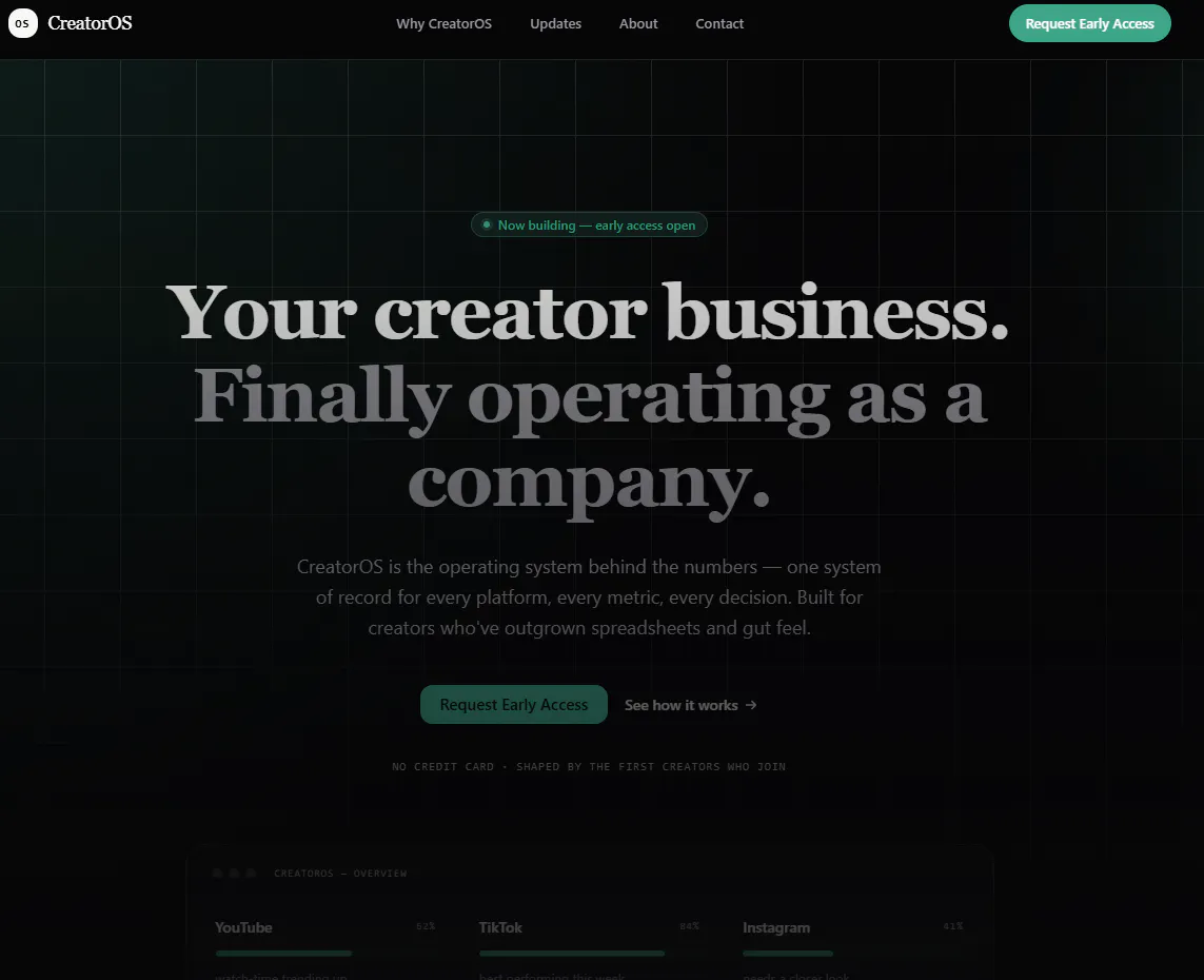 CreatorOS gallery image
