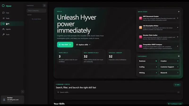 Hyver screenshot 1 (video preview)